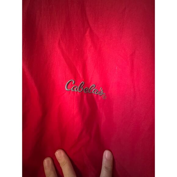 Cabela's red and grey polyester men's jacket 2XL regular - Picture 2 of 5